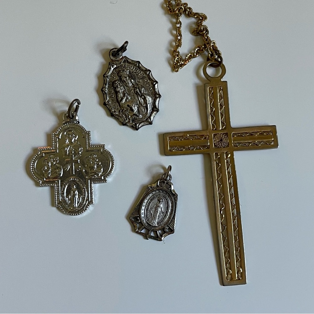 Set of 4 Religious Charms